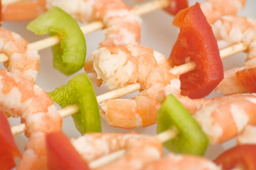 brochette de crevette