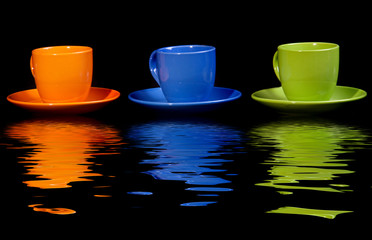 Coffee cups.