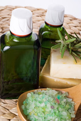 Sea salt with rosemary and organic oil