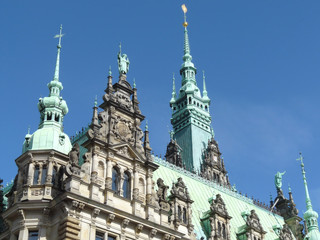 Fototapeta na wymiar Hamburg - Rathaus