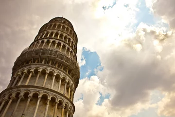 Fototapete  Künstlerisches Denkmal Turm von Pisa