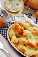 Gnocchetti al forno con formaggio e erba cipollina - T. A. A.