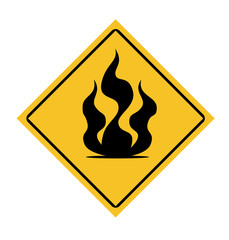 Fire warning sign
