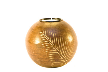 Nice candle isolated on white