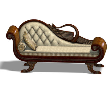 very comfortable sofa from biedermeier time