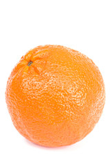 Orange on white background
