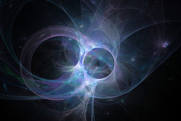 Abstract futuristic fractal background