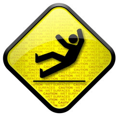 Caution - Wet Surface