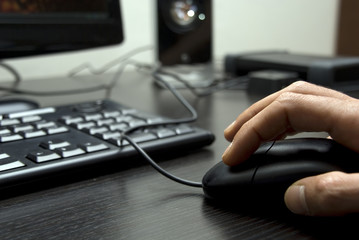 computer, mouse