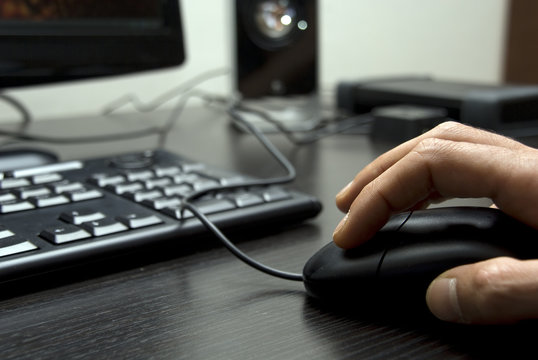 computer, mouse