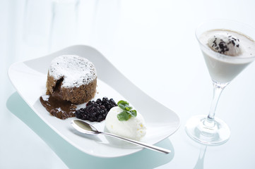 chocolate brandy pudding
