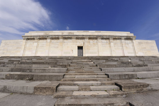 F&uuml;hrertreppe auf der Zeppelintrib&uuml;ne Reichsparteitagsgel&auml;nde