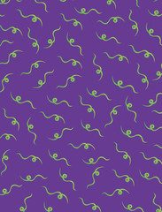 Pumpkin vine background