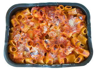 Pasta al forno. Italian food.
