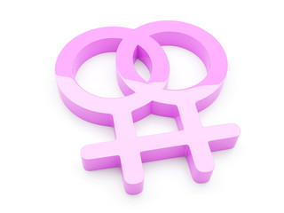 3d Render Of  Female Symbols - More in my portfolio!