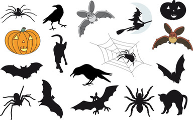 Naklejka premium Halloween vector