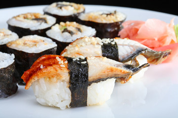 Japanese sushi set