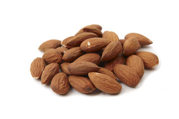 Pile of almonds
