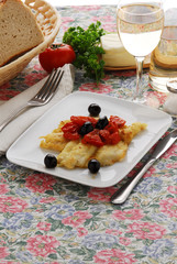Filetti di sogliola con pomodorini e olive - Secondi di pesce