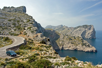 Coastline of island Mallorca, Spain