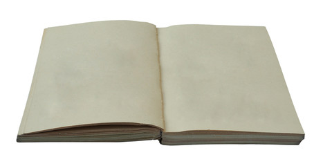 blank open book