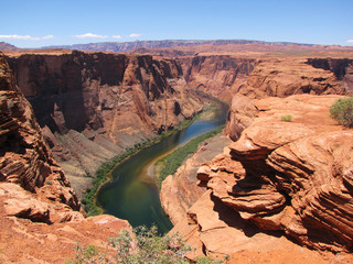 Colorado river at the beginning of Grand Canyon