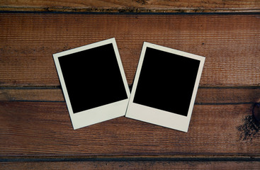 photos on wooden wall