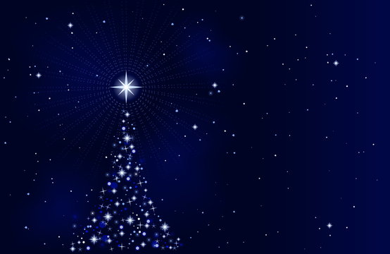 clipart of a christmas starry night