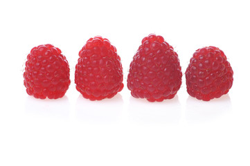 fresh and tasty rspberry close up
