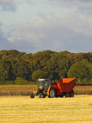 Obraz premium tractor and trailer