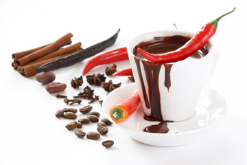 hot chocolate with spice