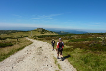 Obraz premium Wanderung auf dem Kammweg