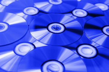 pile of blue-ray disks