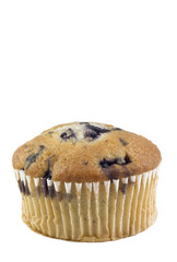 Blueberry Muffin Vertical White Background