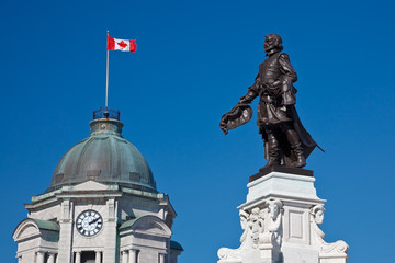 Fototapeta na wymiar Samuel De Champlain Monument