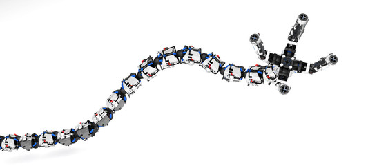 Robotic Tentacle Arm, Open
