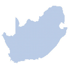 South africa map dots