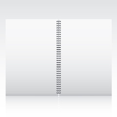 Office Elements - Open Spiral Notebook