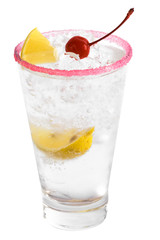 frozen alcohol with lime and cherry 2