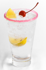 frozen alcohol with lime and cherry 3