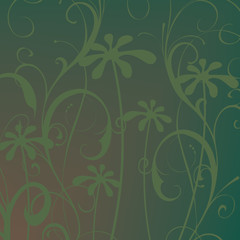 Fototapeta na wymiar Floral wallpaper vector