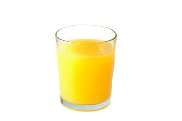 Glass of orange juice