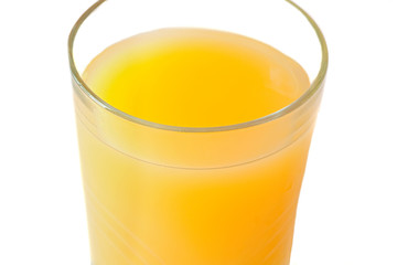 Glass of orange juice