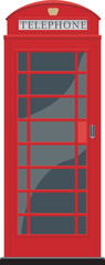 Red telephone booth