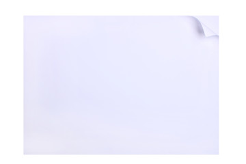 paper page with curl