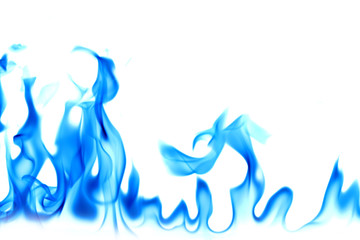 Abstract Blue Fire
