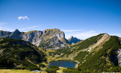 Fototapeta na wymiar Alpen Idylle