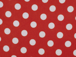 Red acetate fabric