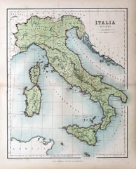 Old map of Italy, 1870 © PicturePast