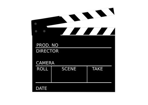 Filmklappe abstrakt